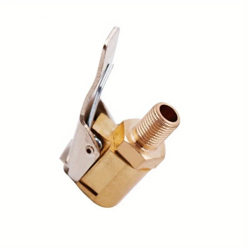 ‌1 inflador de pneus de enchimento rápido - bico de metal com liberação de pressão para pneus de carro﻿