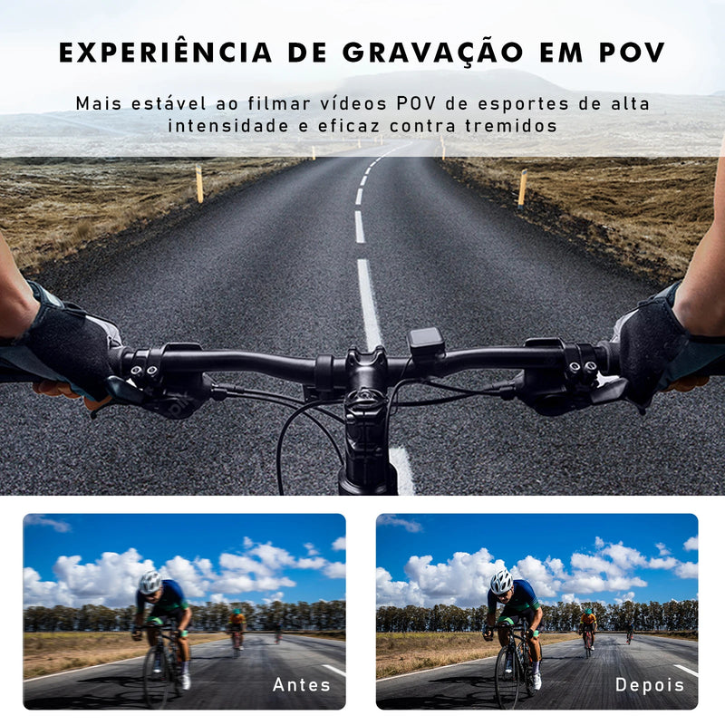 GoPro, Colete peitoral para câmera GoPro/Sports - Gravação POV estável, ajuste rápido e compatível com Hero/DJI/Insta360