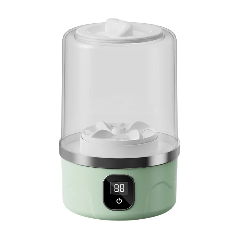 Mini máquina de lavar portátil, pequena máquina de lavar roupa, ferramenta de limpeza de roupas para dormitórios, viagens, camping, hotel, apartamento