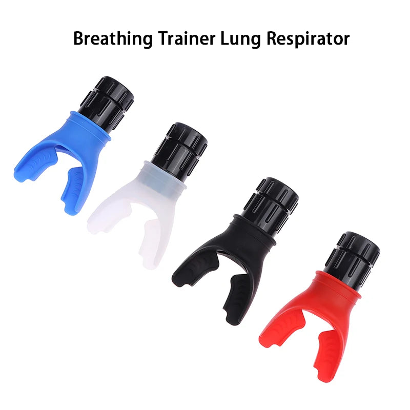 Respirador de Pulmão para Treinamento de Respiração Equipamento de Fitness Silicone Respiratório Treinamento em Alta Altitude Ferramenta de Exercício Expiratório ao Ar Livre
